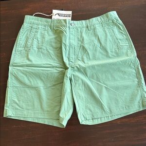 Mountain Khakis Men's Light Green Flat Front Shorts
